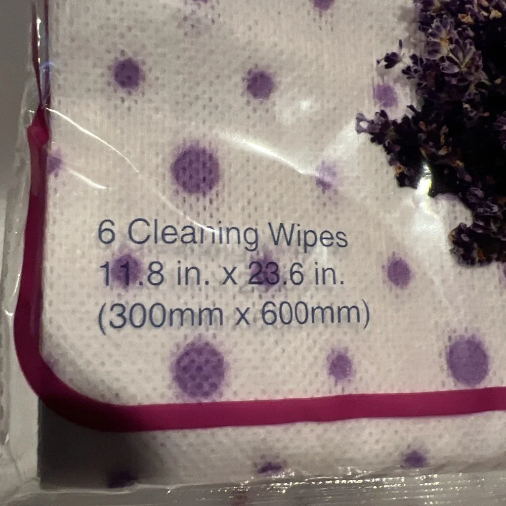 Spic And Span Lavender Cleaning Wipes Multi-Purpose REUSEABLE - 2 pks = 12 Wipes